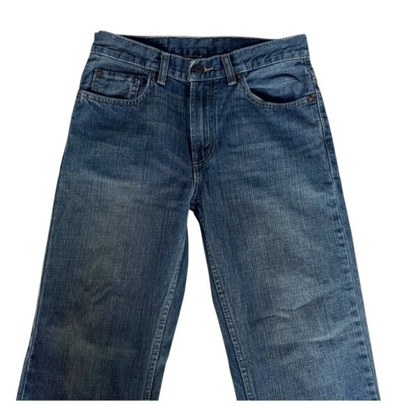 Levi's 527 Women's Sz 14 R 27 x 27 Bootcut Dark Wash Red Tab Denim Jeans - Picture 3 of 10